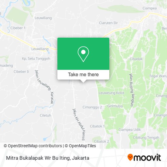 Mitra Bukalapak Wr Bu Iting map