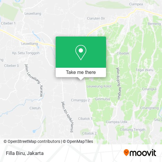 Filla Biru map