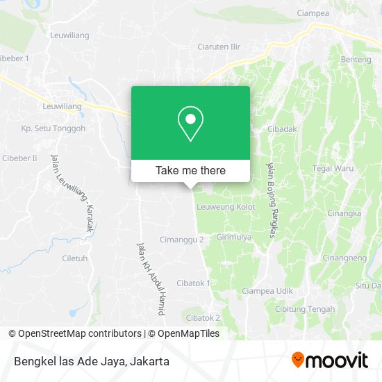 Bengkel las Ade Jaya map