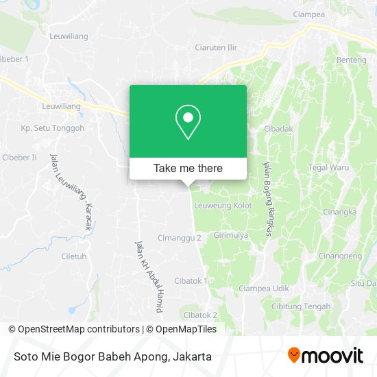 Soto Mie Bogor Babeh Apong map