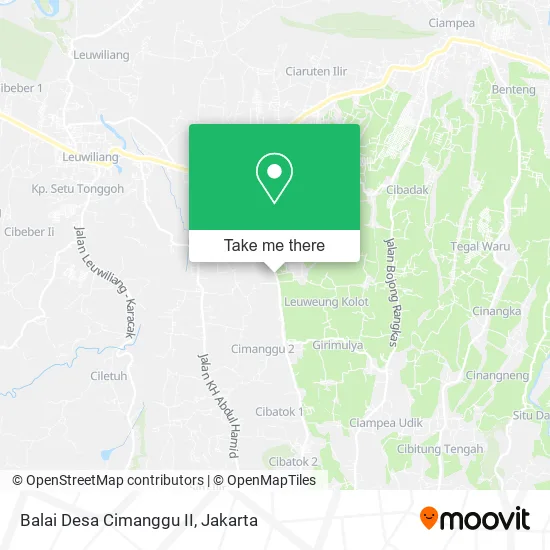 Balai Desa Cimanggu II map
