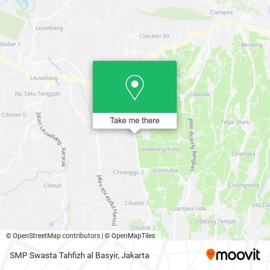 SMP Swasta Tahfizh al Basyir map