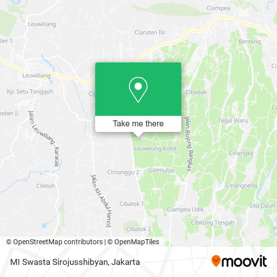MI Swasta Sirojusshibyan map