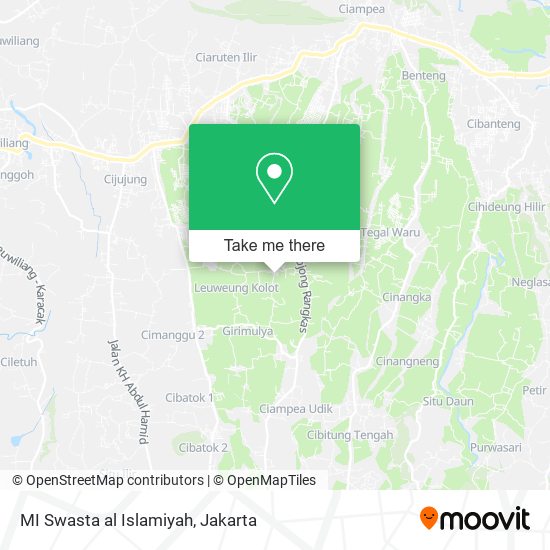 MI Swasta al Islamiyah map