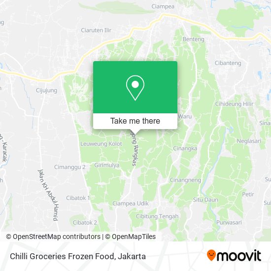 Chilli Groceries Frozen Food map