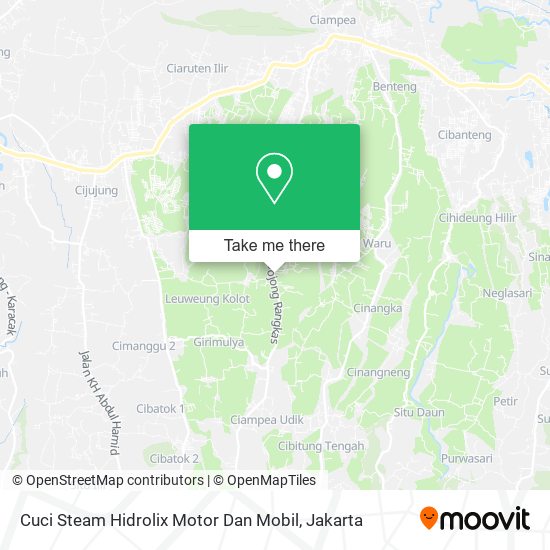 Cuci Steam Hidrolix Motor Dan Mobil map