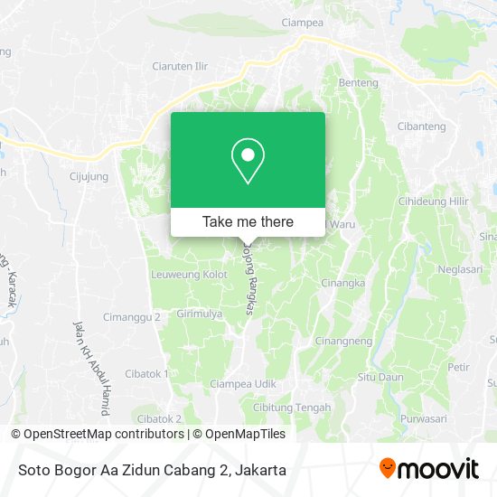 Soto Bogor Aa Zidun Cabang 2 map