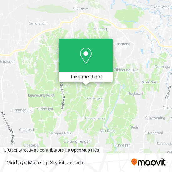 Modisye Make Up Stylist map