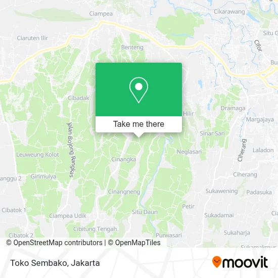 Toko Sembako map