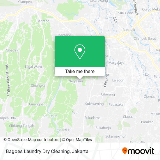 Bagoes Laundry Dry Cleaning map