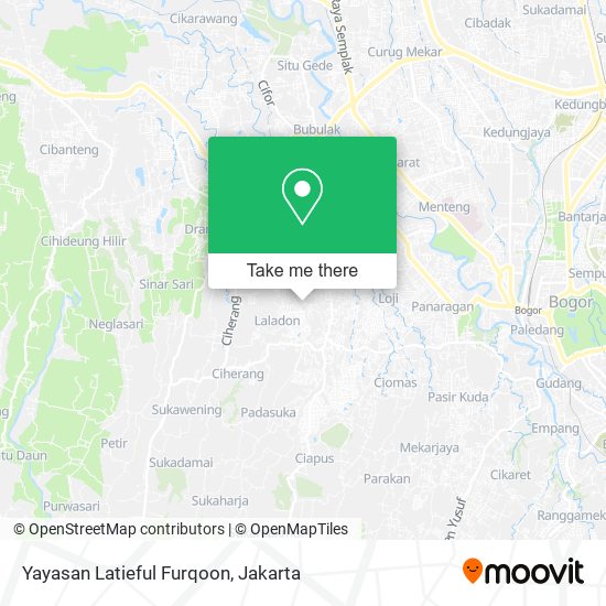 Yayasan Latieful Furqoon map