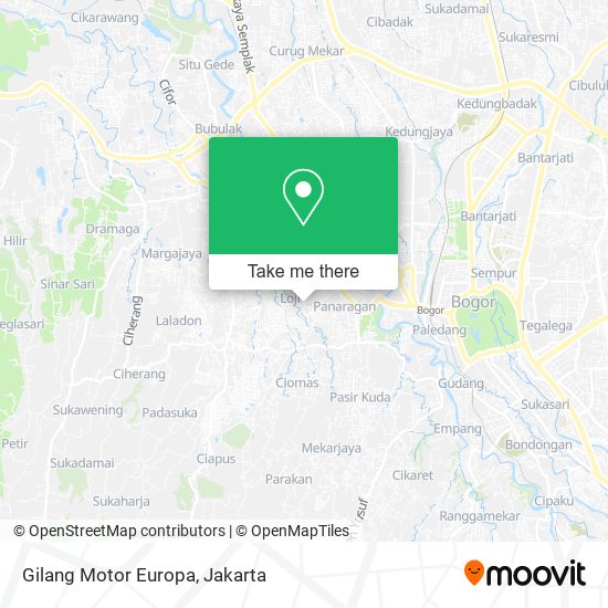 Gilang Motor Europa map