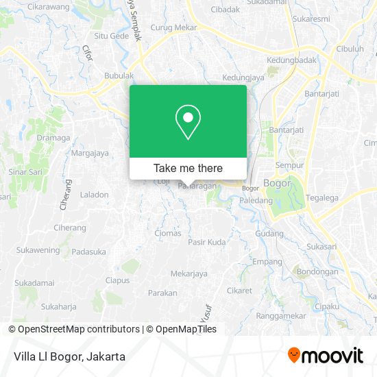 Villa Ll Bogor map