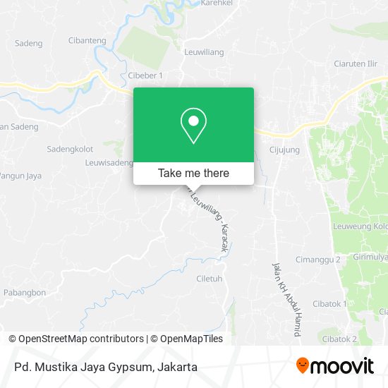 Pd. Mustika Jaya Gypsum map