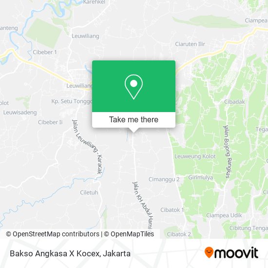 Bakso Angkasa X Kocex map