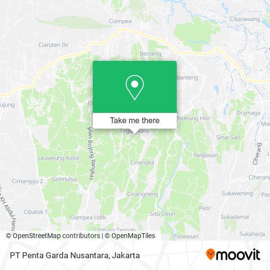 PT Penta Garda Nusantara map