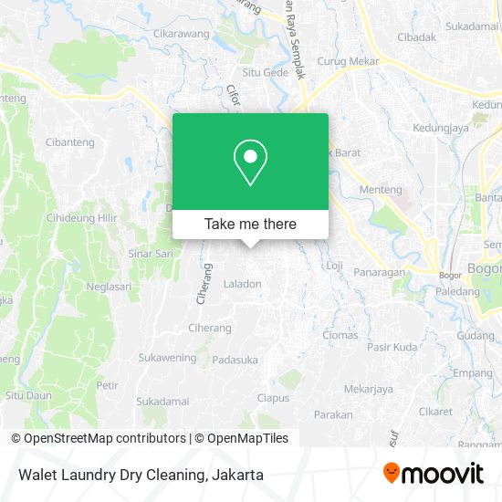 Walet Laundry Dry Cleaning map