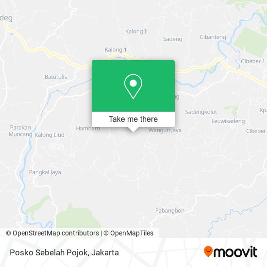 Posko Sebelah Pojok map