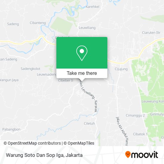 Warung Soto Dan Sop Iga map