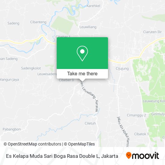 Es Kelapa Muda Sari Boga Rasa Double L map