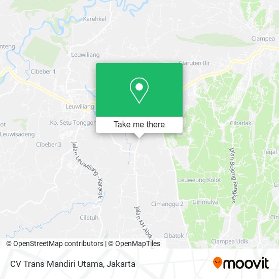 CV Trans Mandiri Utama map