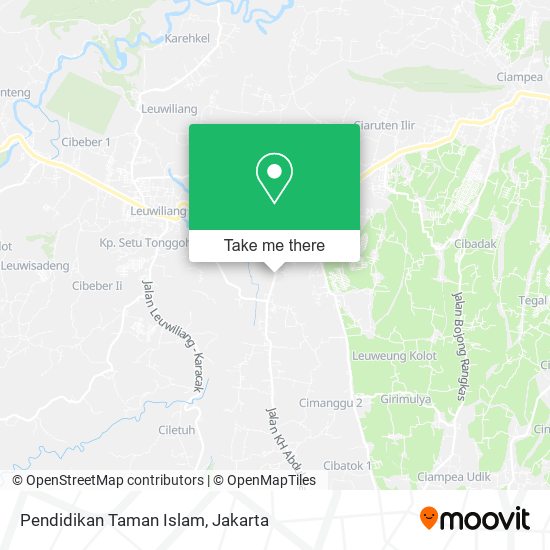 Pendidikan Taman Islam map