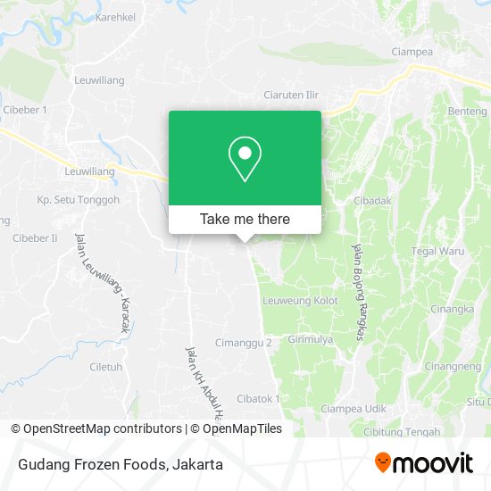 Gudang Frozen Foods map