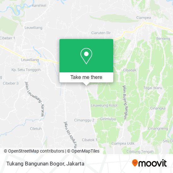 Tukang Bangunan Bogor map