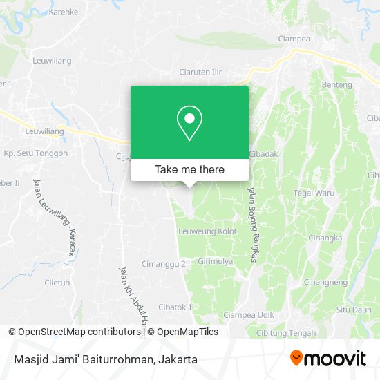 Masjid Jami' Baiturrohman map