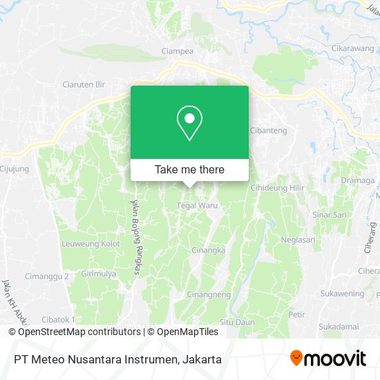 PT Meteo Nusantara Instrumen map