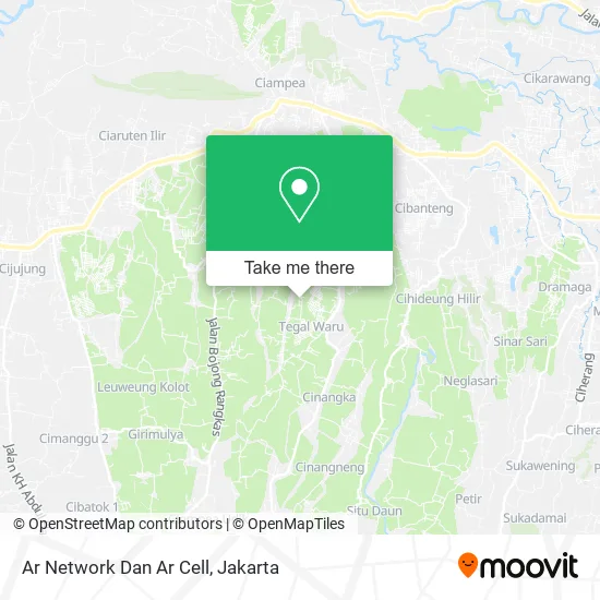 Ar Network Dan Ar Cell map