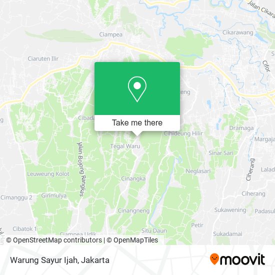 Warung Sayur Ijah map