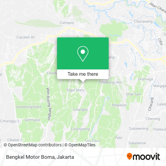 Bengkel Motor Boma map