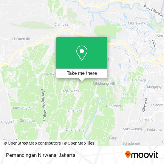 Pemancingan Nirwana map