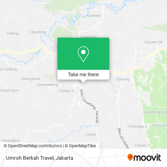 Umroh Berkah Travel map