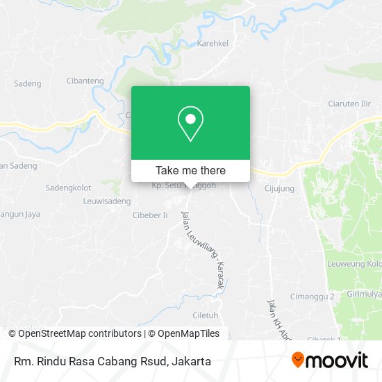 Rm. Rindu Rasa Cabang Rsud map