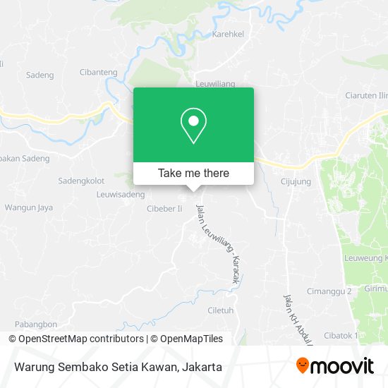 Warung Sembako Setia Kawan map