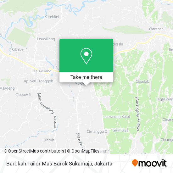 Barokah Tailor Mas Barok Sukamaju map