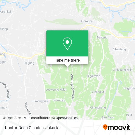 Kantor Desa Cicadas map