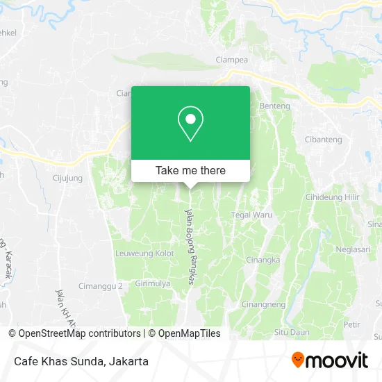 Cafe Khas Sunda map