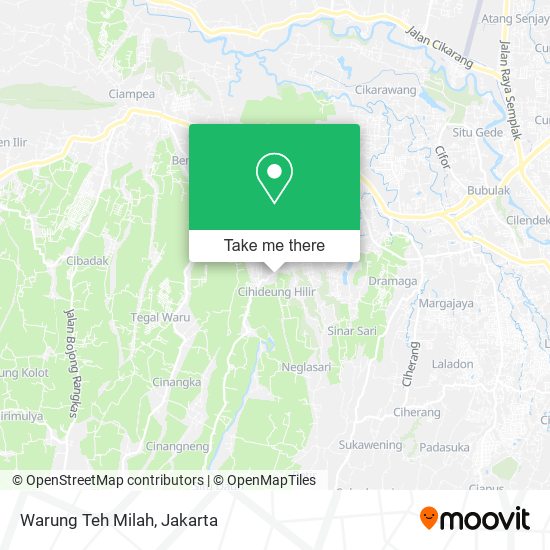 Warung Teh Milah map