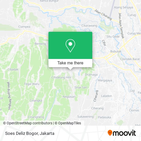 Soes Deliz Bogor map