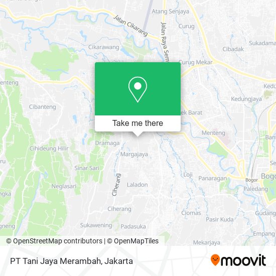 PT Tani Jaya Merambah map