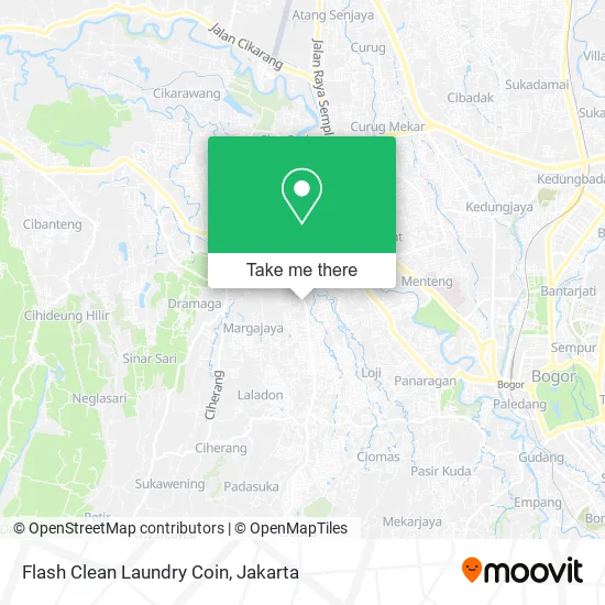 Flash Clean Laundry Coin map