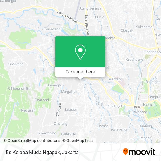 Es Kelapa Muda Ngapak map