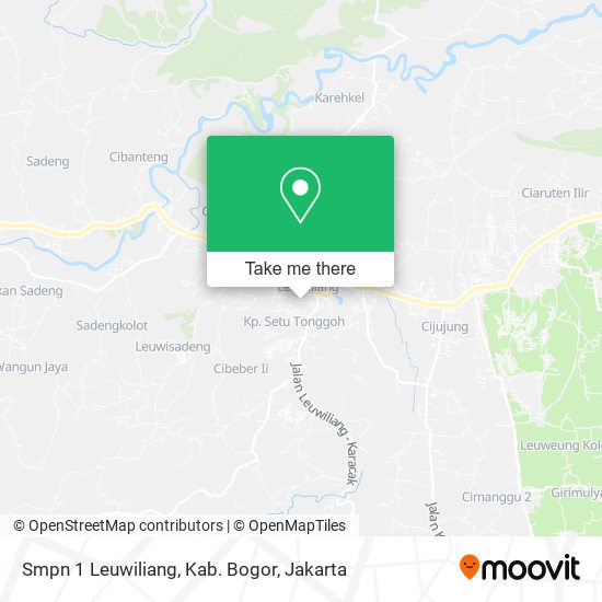 Smpn 1 Leuwiliang, Kab. Bogor map