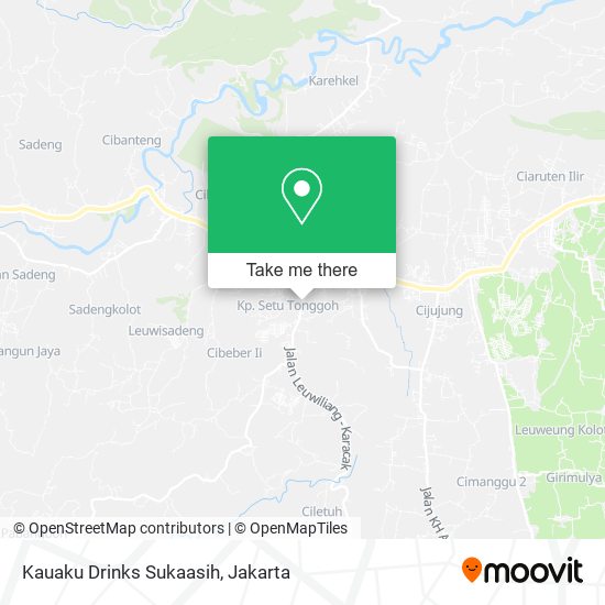 Kauaku Drinks Sukaasih map