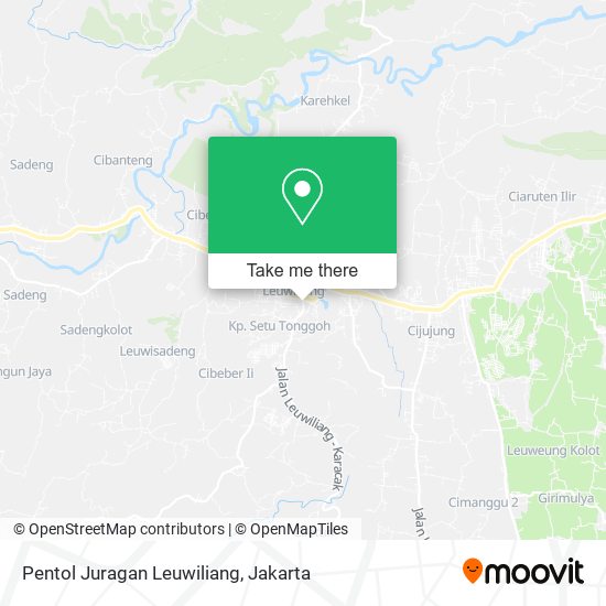 Pentol Juragan Leuwiliang map