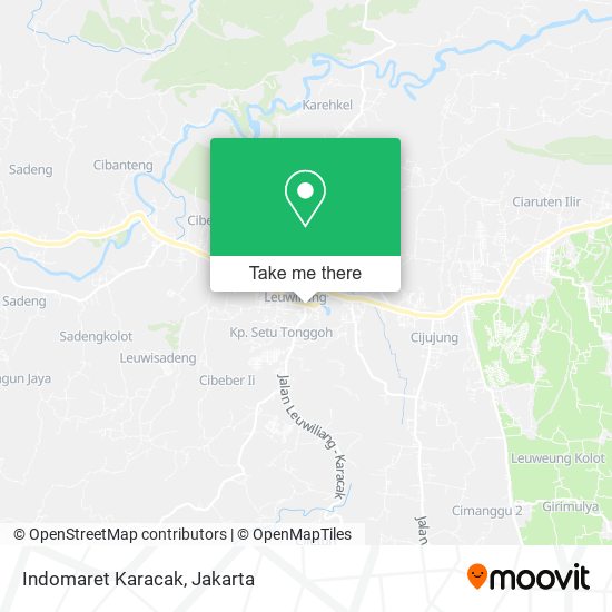 Indomaret Karacak map