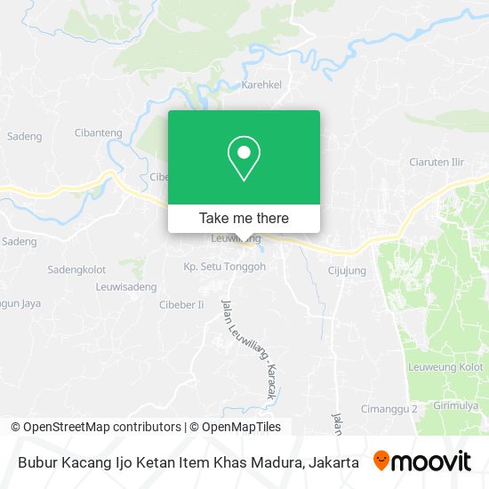 Bubur Kacang Ijo Ketan Item Khas Madura map